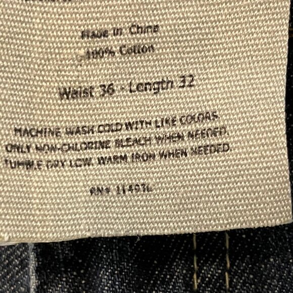 Urban Pipeline Men 90s Y2K Skater Low Rise Relaxed Baggy Loose Denim Jean 35x32* - Picture 10 of 11